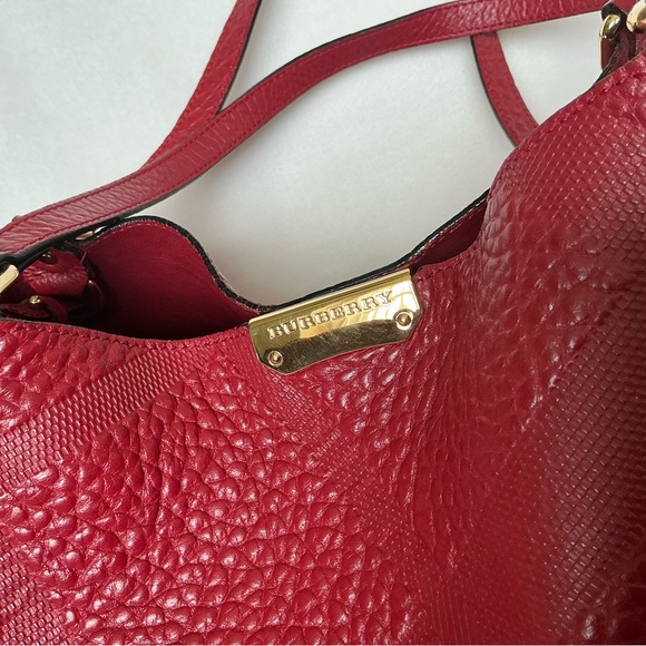 Burberry Embossed Check Leather Canterbury bag - Picture 13 of 16